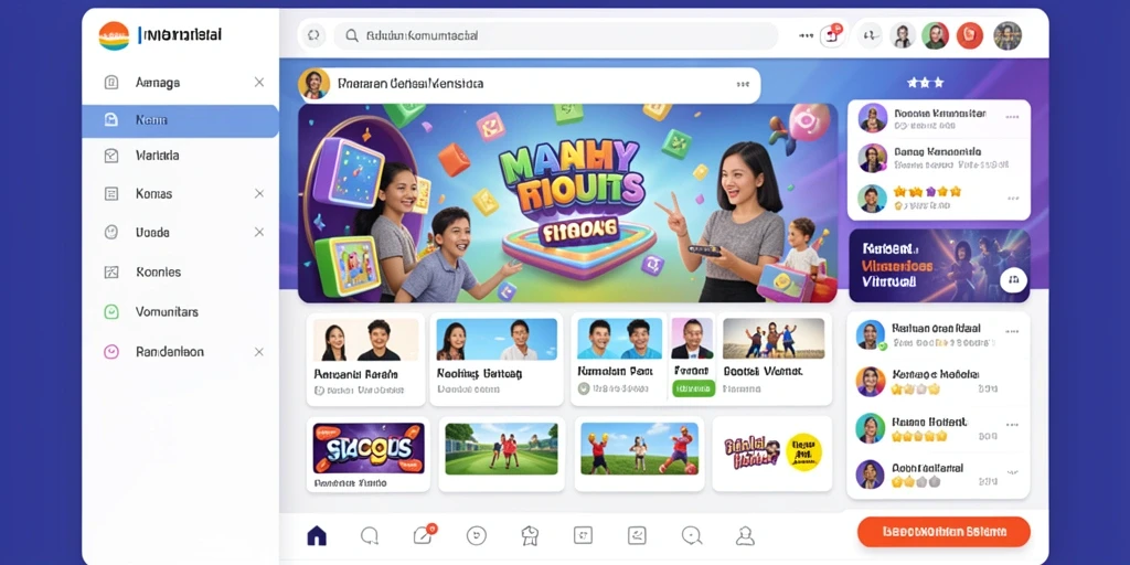 Tampilan antarmuka yang modern dan mudah dinavigasi.