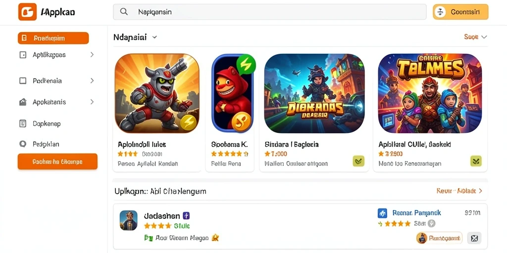 Tampilan antarmuka yang intuitif dan menarik.