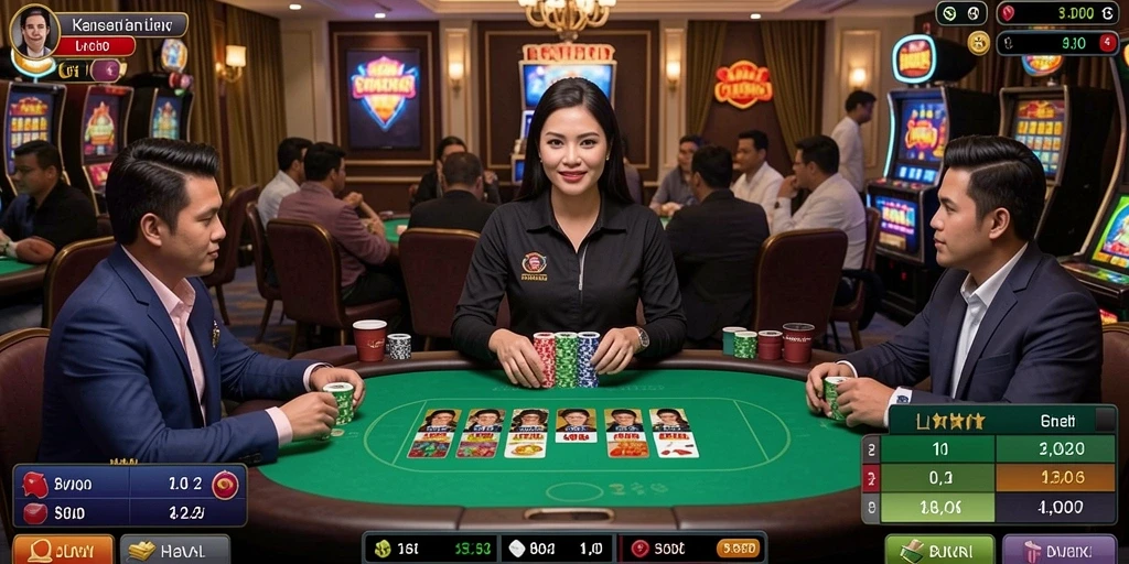 Tampilan awal game yang menarik dengan karakter utama.