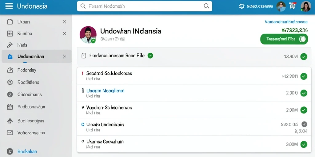 Tampilan antarmuka yang modern dan user-friendly.