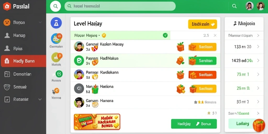 Tampilan antarmuka yang ramah pengguna.