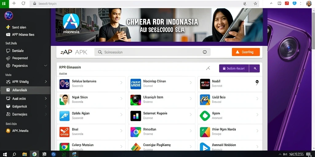 Tampilan awal game dengan karakter yang menarik.